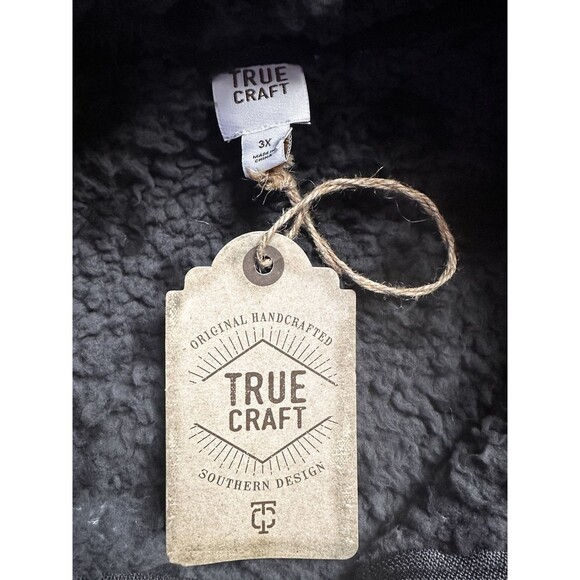 True Craft Women’s 1/4 Zip Fleece Sweater Size 3X - Leopard Print Winter Wear - Picture 3 of 6